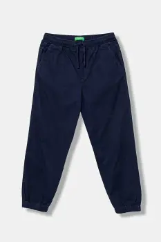 United Colors of Benetton pantaloni copii culoarea bleumarin, uni, 4RHPCF03L imagine