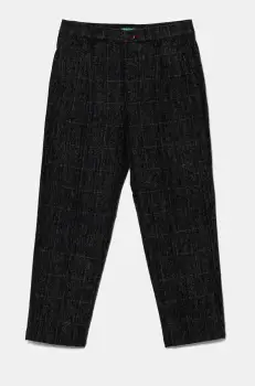 United Colors of Benetton pantaloni copii culoarea gri, modelator, 47LUCF03Z imagine