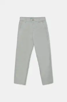 United Colors of Benetton pantaloni copii culoarea gri, uni, 4T48CF011 imagine