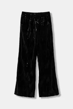 United Colors of Benetton pantaloni copii culoarea negru, cu imprimeu, 4OZGCF05C imagine