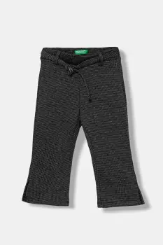 United Colors of Benetton pantaloni copii culoarea negru, cu model, 47W3GF02I imagine