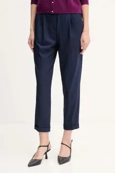 United Colors of Benetton pantaloni culoarea bleumarin, 4962DF079 imagine