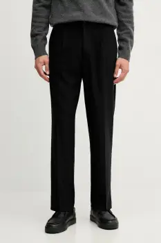 United Colors of Benetton pantaloni culoarea negru, drept, 4OACUF04L imagine