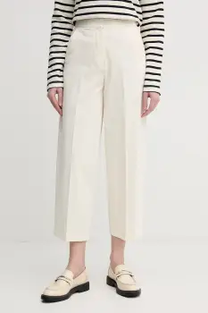 United Colors of Benetton pantaloni de dama din bumbac imagine