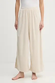 United Colors of Benetton pantaloni de pijama culoarea bej, 3JQA3F04W imagine