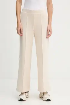 United Colors of Benetton pantaloni de trening culoarea bej, uni, 3Y2F3F04K imagine