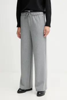 United Colors of Benetton pantaloni de trening culoarea gri, melanj, 3QAFDF01D imagine