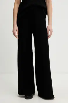 United Colors of Benetton pantaloni de trening culoarea negru, cu imprimeu, 17Q3DF013 imagine