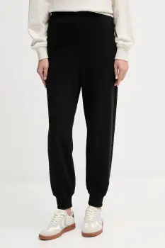 United Colors of Benetton pantaloni de trening din bumbac culoarea bleumarin, uni, 3UNIDF01A imagine