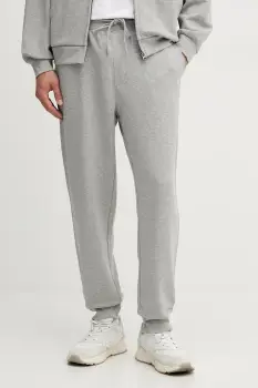 United Colors of Benetton pantaloni de trening din bumbac culoarea negru, uni, 342ZUF01B imagine