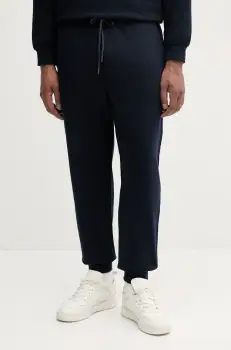 United Colors of Benetton pantaloni de trening din bumbac neted, 342ZUF01B imagine