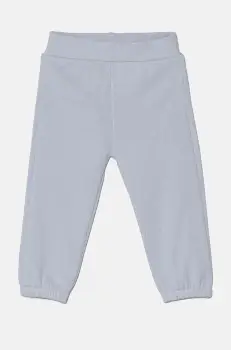 United Colors of Benetton pantaloni de trening din bumbac pentru bebelusi cu imprimeu, 3J70AF01T imagine