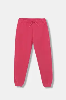 United Colors of Benetton pantaloni de trening din bumbac pentru copii imagine