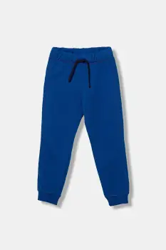 United Colors of Benetton pantaloni de trening din bumbac pentru copii cu imprimeu, 3J68CF058 imagine