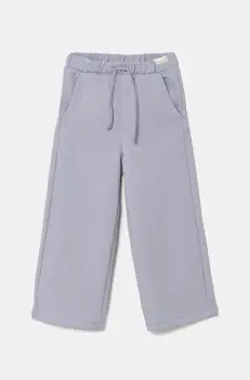 United Colors of Benetton pantaloni de trening din bumbac pentru copii neted, 3UNIGF04P imagine