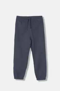 United Colors of Benetton pantaloni de trening pentru copii culoarea bleumarin, uni, 3EB5CF05L imagine