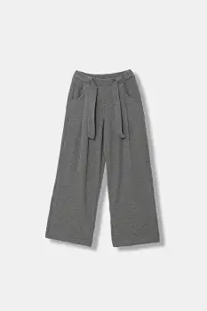 United Colors of Benetton pantaloni de trening pentru copii culoarea gri, melanj, 3UODCF06F imagine