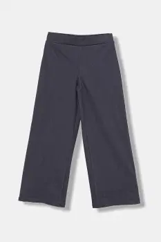 United Colors of Benetton pantaloni de trening pentru copii culoarea gri, uni, 46D6CE04C imagine