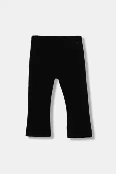 United Colors of Benetton pantaloni de trening pentru copii culoarea negru, uni, 3DKEGF028 imagine