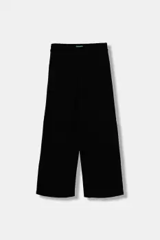 United Colors of Benetton pantaloni de trening pentru copii culoarea negru, uni, 46D6CE04C imagine