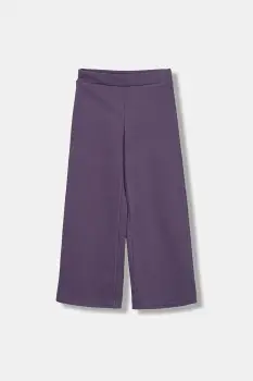 United Colors of Benetton pantaloni de trening pentru copii culoarea violet, uni, 46D6CE04C imagine