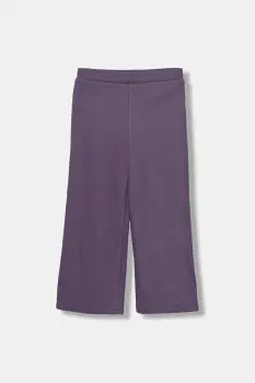 United Colors of Benetton pantaloni de trening pentru copii culoarea violet, uni, 46D6GF02M imagine