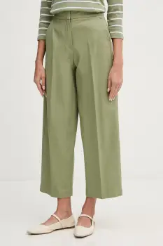 United Colors of Benetton pantaloni femei cu bumbac imagine