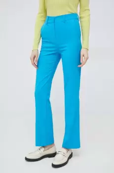 United Colors of Benetton pantaloni femei, lat, high waist imagine