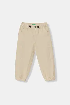 United Colors of Benetton pantaloni joggers pentru copii, din bumbac imagine