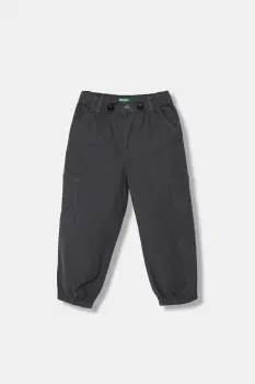 United Colors of Benetton pantaloni joggers pentru copii, din bumbac imagine