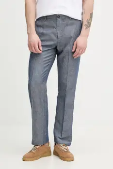 United Colors of Benetton pantaloni pentru barbati, cu amestec de in imagine