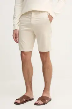 United Colors of Benetton pantaloni scurti barbati, culoarea alb, 4UN459548 imagine