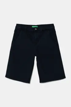 United Colors of Benetton pantaloni scurti copii culoarea bleumarin, talie reglabila, 4QNJC903Q imagine