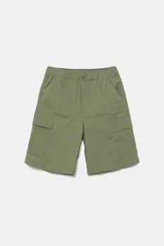 United Colors of Benetton pantaloni scurti copii culoarea verde, talie reglabila, 4L2VC9046 imagine