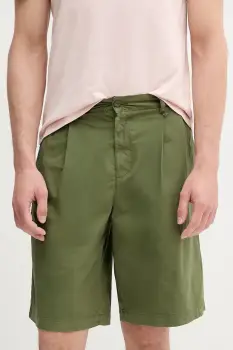 United Colors of Benetton pantaloni scurti culoarea maro, 462SU9011 imagine