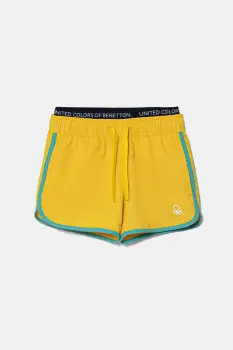 United Colors of Benetton pantaloni scurti de baie copii culoarea galben, 5JD00X00R imagine