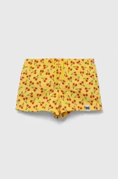 United Colors of Benetton pantaloni scurti de baie copii culoarea galben imagine