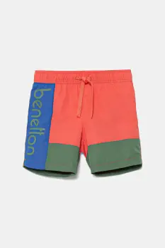 United Colors of Benetton pantaloni scurti de baie copii culoarea roz, 5JD00X00S imagine