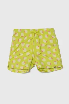 United Colors of Benetton pantaloni scurti de baie copii culoarea verde imagine