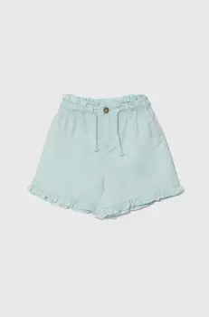 United Colors of Benetton pantaloni scurti de in pentru copii neted, talie reglabila imagine