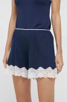 United Colors of Benetton Pantaloni scurti de pijama culoarea albastru marin imagine