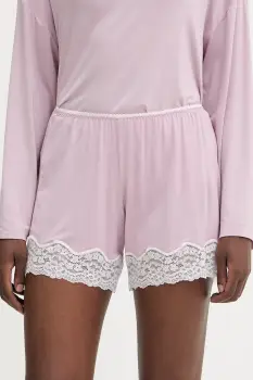 United Colors of Benetton pantaloni scurti de pijama pentru femei, cu vascoza imagine