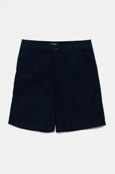 United Colors of Benetton pantaloni scurti din bumbac pentru copii culoarea bleumarin, talie reglabila, 4AC7C903O imagine
