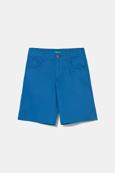 United Colors of Benetton pantaloni scurti din bumbac pentru copii talie reglabila, 47RGG901Y imagine