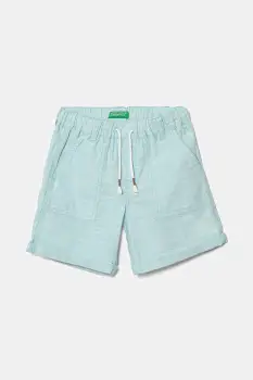 United Colors of Benetton pantaloni scurti din bumbac pentru copii talie reglabila, 4ZZSG902T imagine