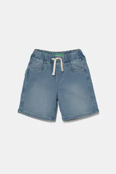 United Colors of Benetton pantaloni scurti din denim pentru bebelusi talie reglabila, 44LGG9032 imagine
