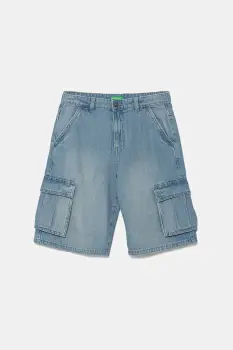 United Colors of Benetton pantaloni scurti din denim pentru copii 4KEHC9041 imagine