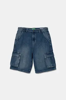 United Colors of Benetton pantaloni scurti din denim pentru copii 4KEHC9041 imagine
