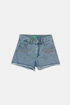 United Colors of Benetton pantaloni scurti din denim pentru copii 4UTPC9049 imagine
