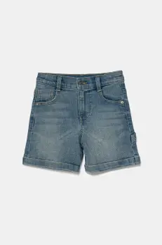 United Colors of Benetton pantaloni scurti din denim pentru copii talie reglabila, 4PORG902I imagine